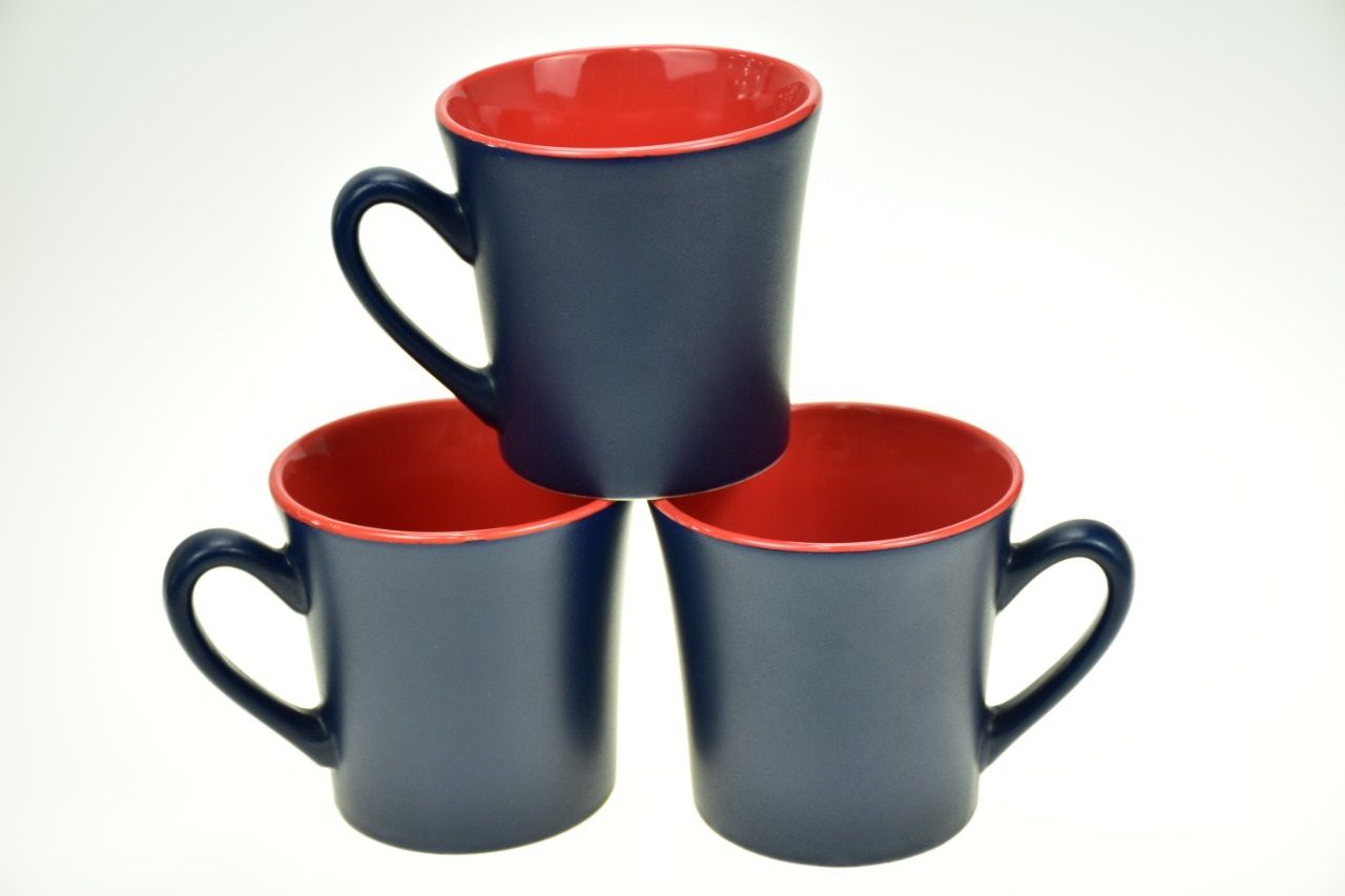 Two Colored Mugs Blue Two Colored Mugs Blue